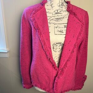 Nic+Zoe fringed jacket new with tags